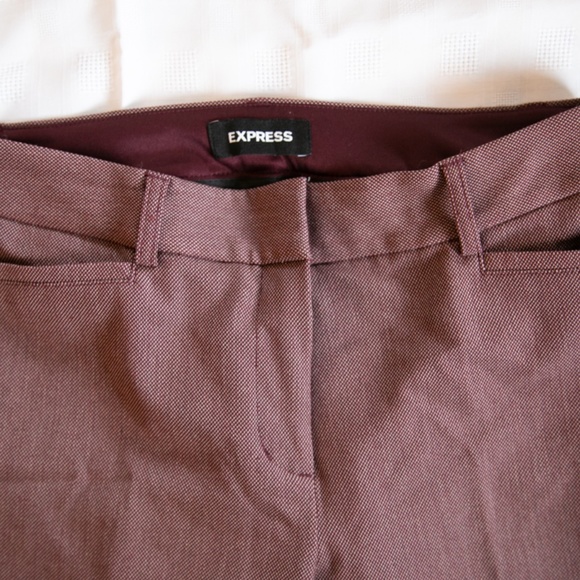Beautiful Plum Dress Pants by Express - Picture 3 of 7